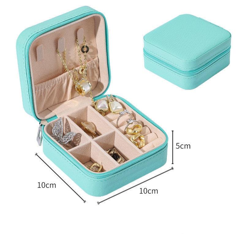 Caixa de joias com várias camadas - Organize suas joias com estilo e segurança!