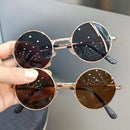 Óculos de Sol infantil masculino e feminino, rRedondos Vintage  UV400 - Estilo e proteção para seus olhos!