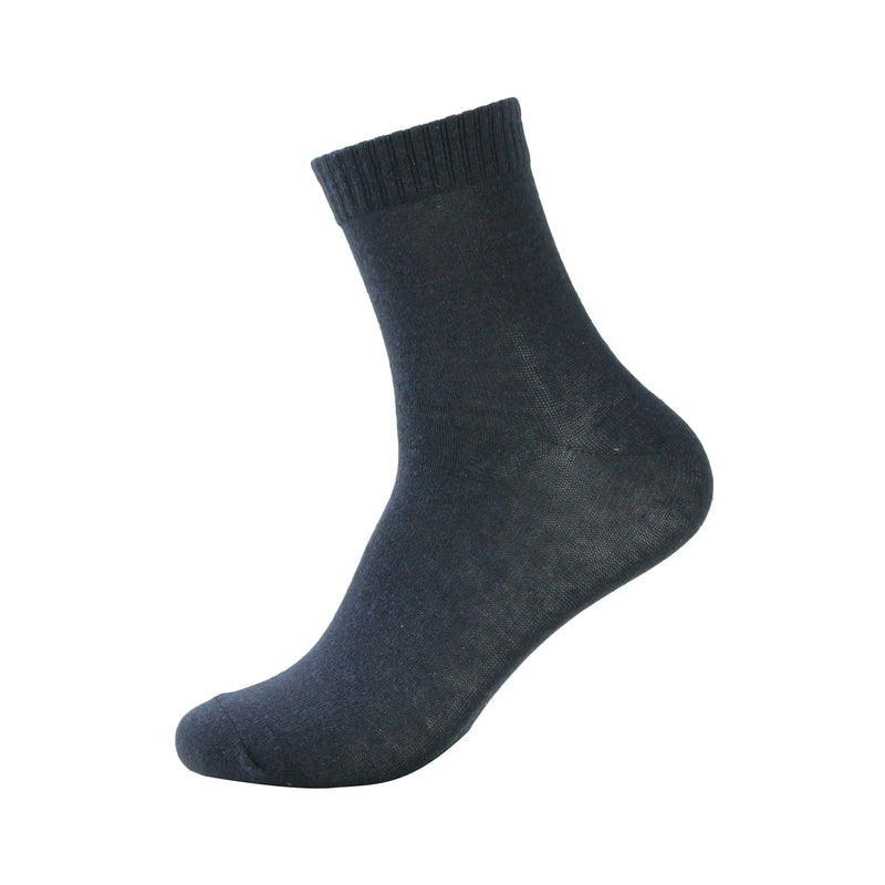 Kit com 12 pares de meias masculina antiderrapante de algodão - Pés quentinhos, estilo moderno!