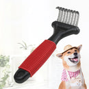Escova para desembaraçar pelos de animais de estimação, cães e gatos - Seu pet feliz, pelos impecáveis e casa limpa!