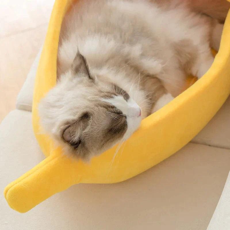 Cama banana para pets - Refúgio perfeito para seu pet!