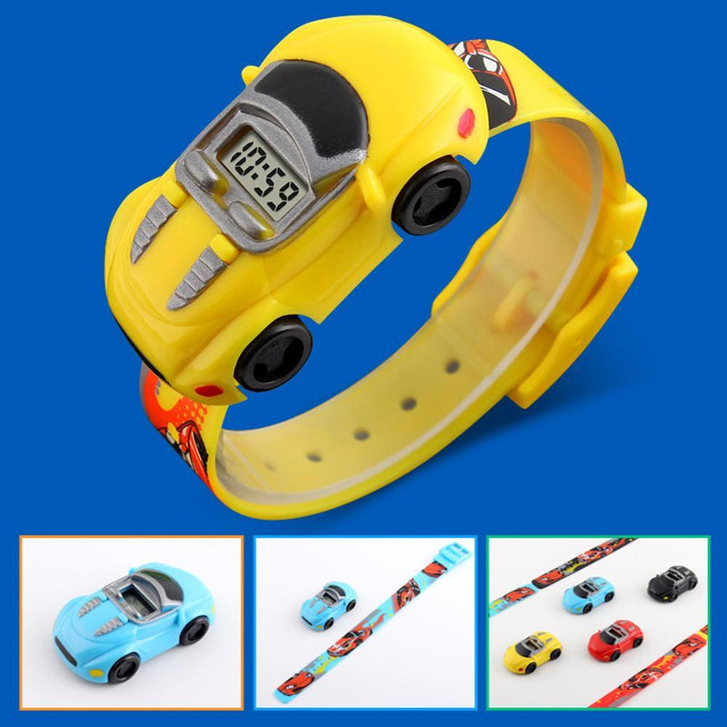 Relógio Infantil modelo  carro - O relógio perfeito para os pequenos pilotos!