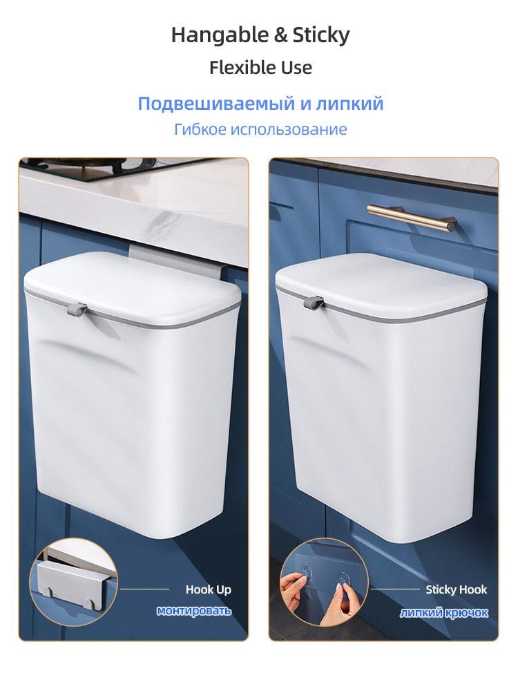 Lixeira suspensa - Elegância e praticidade em um só produto!