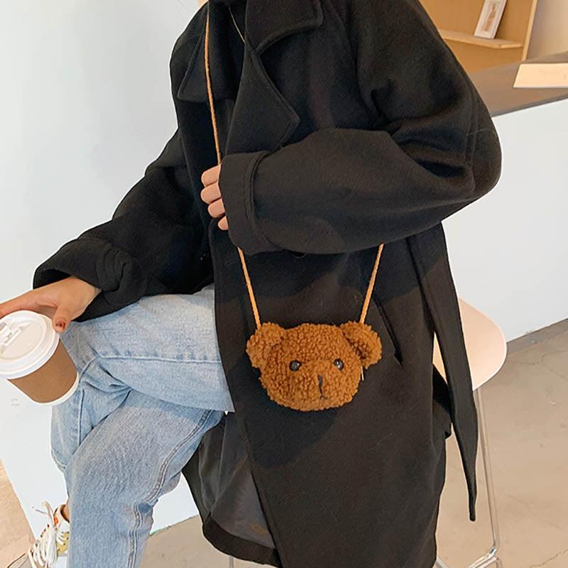 Bolsa infantil - ursinho de pelúcia - A bolsa mais fofa para as pequenas fashion!