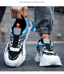 TÊNIS FASHION MASCULINO PARA CAMINHADA MALHA LEVE COM SOLA GROSSA - Seus passos com mais estilo e leveza!