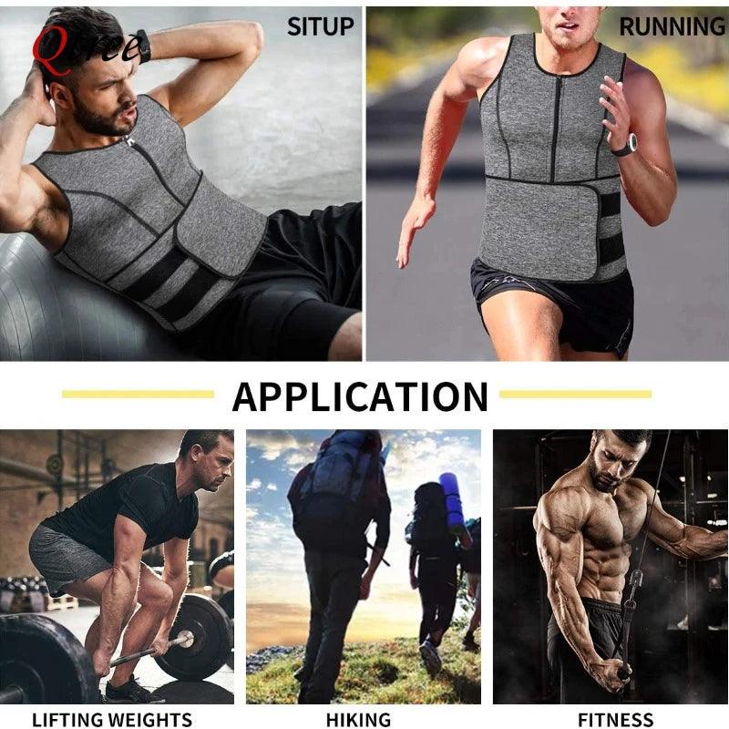 Colete redutor de barriga e emagrecimento - Perfeito para homens e mulheres- A chave para um abdômen plano está aqui!
