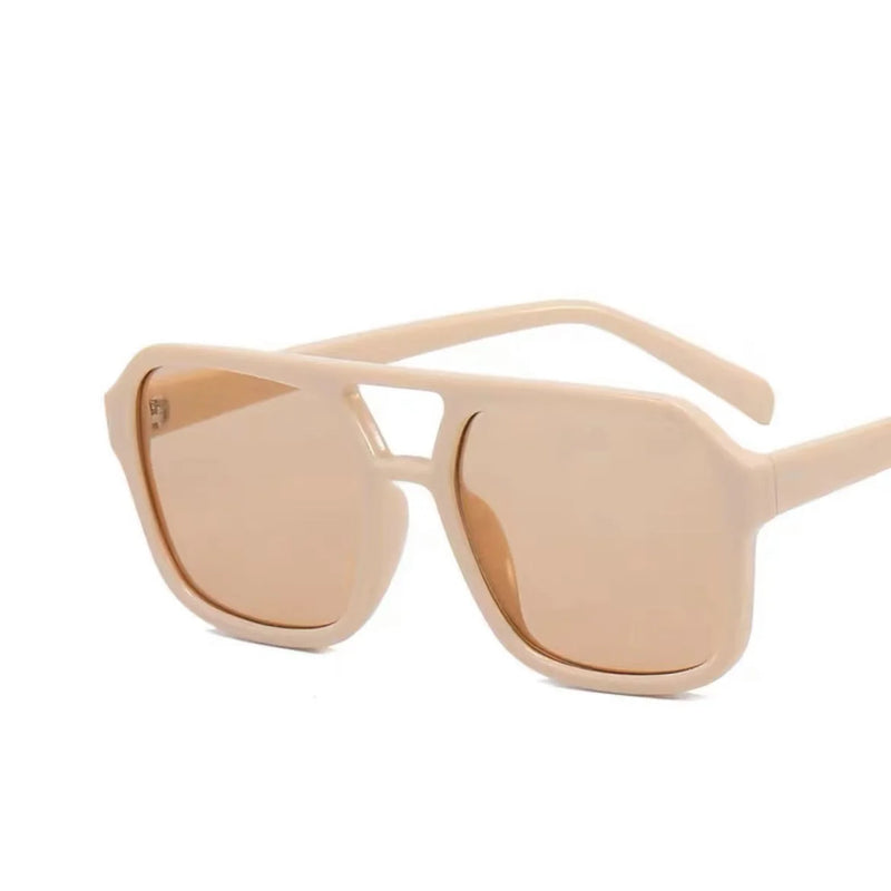 Óculos de sol quadrado  grande moda feminina  UV 400 - Estilo e proteção para seus olhos, em qualquer momento!