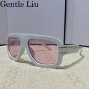 Óculos  de sol de luxo feminino  e masculino de grandes dimensões - UV 400 - Estilo e proteção para seus olhos, em qualquer momento!