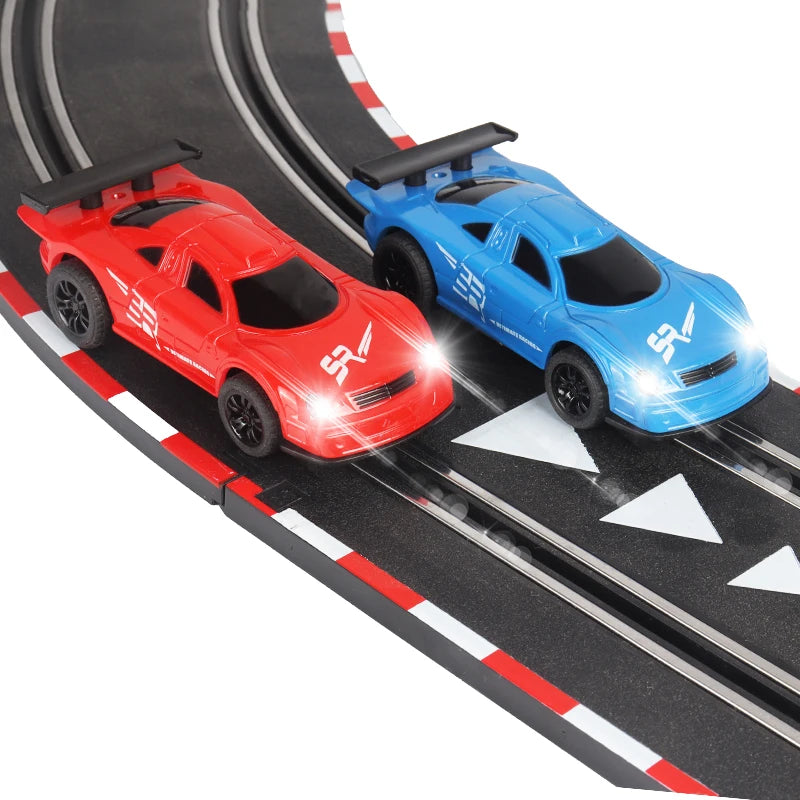 Brinquedo elétrico com dois veículos compacto de corrida com 12 v e 14 v - Pilotos acelerem a diversão!