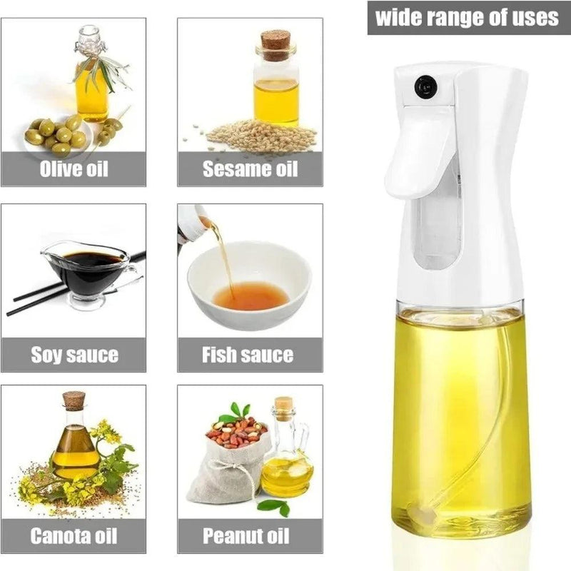 Pulverizador plástico portátil de azeite ou vinagre - Mesa/Cozinha - A quantidade na medida certa, sempre!