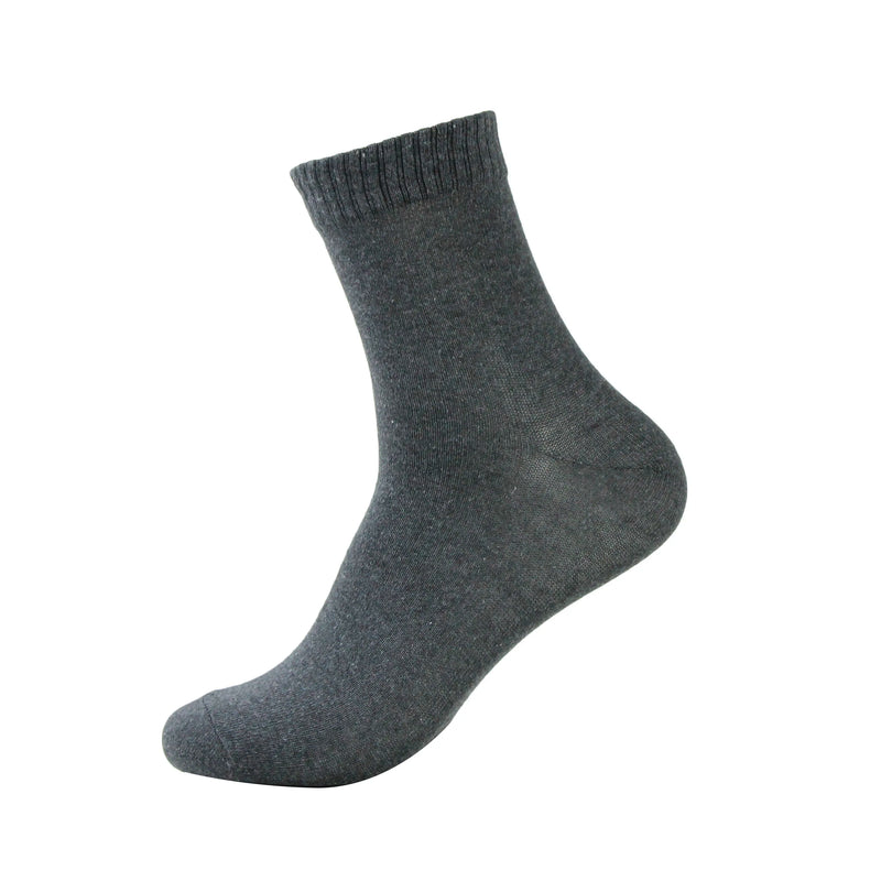 Kit com 12 pares de meias masculina antiderrapante de algodão - Pés quentinhos, estilo moderno!