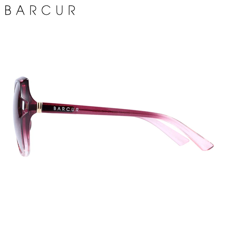 Óculos de sol feminino polarizado de grandes dimensões proteção UV 400 - Acessório indispensável para um look impecável!