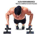 Apoio de Barra Fixa Portátil para flexão - Mais força, mais equilíbrio, mais saúde!