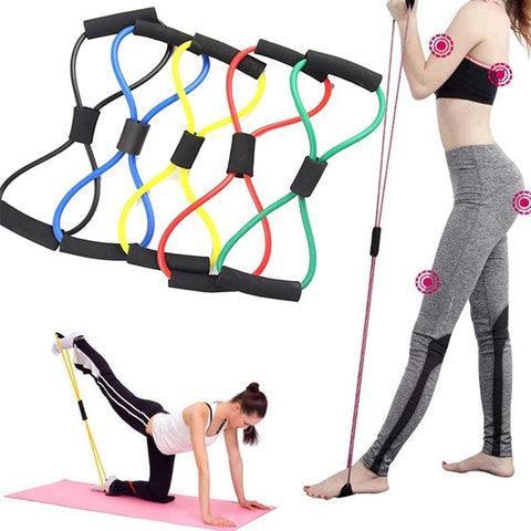 Elástico Extensor - Para Exercícios - Perca peso, ganhe força e defina os músculos!